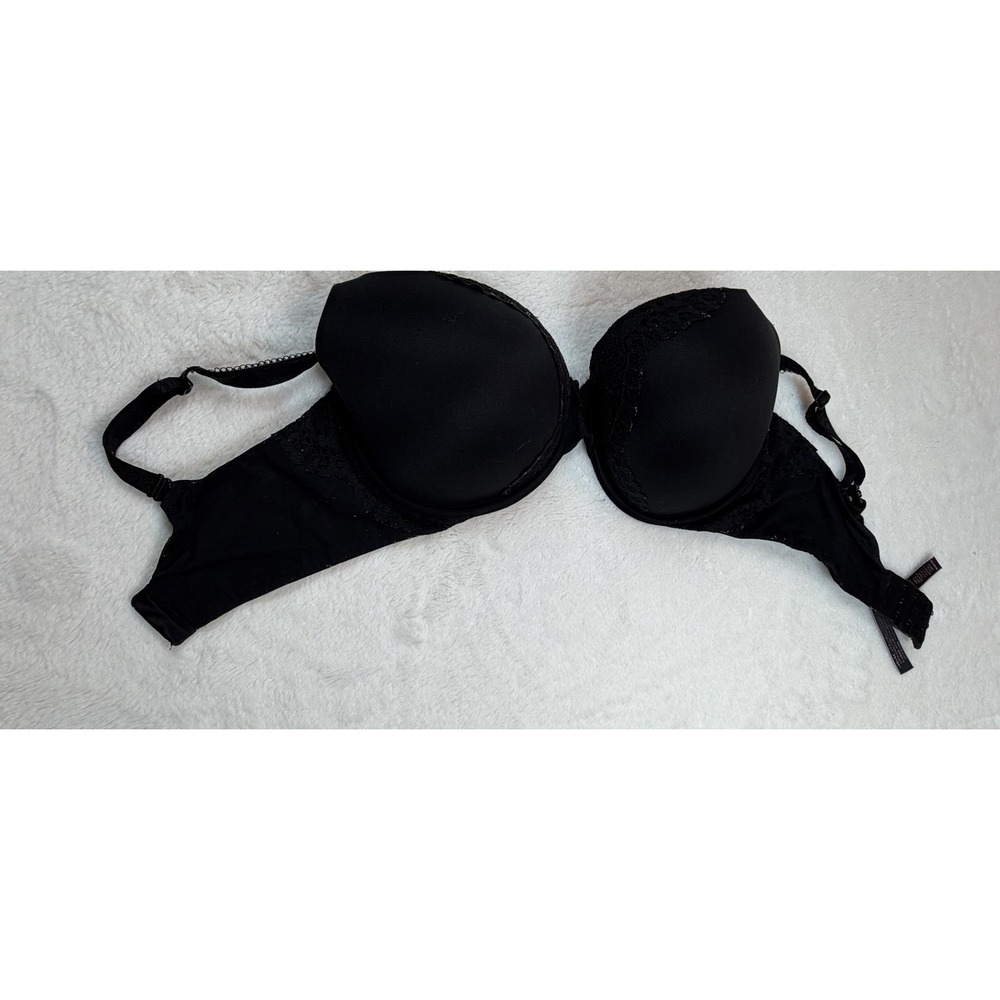 Victoria's Secret Perfect Shape Full Coverage Underwire Bra Black 36DDD F80